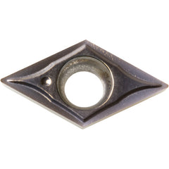 DCGT 21502 MFP-GQ PR1225, 0.0039″ Corner Radius, 3/32″ Thick, 1/4″ Inscribed Circle, MEGACOAT, Diamond, Turning Indexable Insert - Exact Tooling