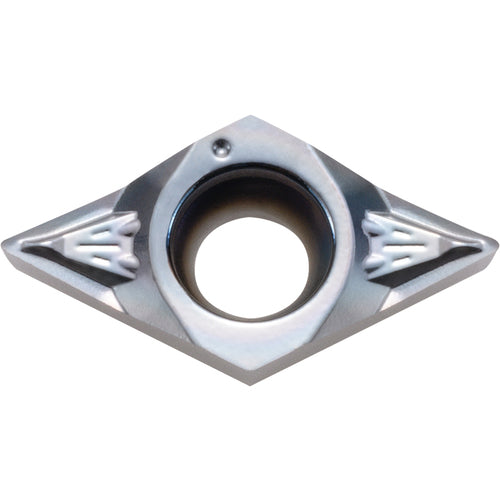 DCGT 325013 SKS PR1705, 0.002″ Corner Radius, 5/32″ Thick, 3/8″ Inscribed Circle, MEGACOAT NANO PLUS, 55 Degree Diamond, Turning Indexable Insert