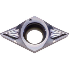 DCGT 215013 SKS PR1535, 0.002″ Corner Radius, 3/32″ Thick, 1/4″ Inscribed Circle, MEGACOAT NANO, 55 Degree Diamond, Turning Indexable Insert