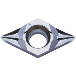 DCGT 3251 MFP-SK PR1225, 1/64″ Corner Radius, 5/32″ Thick, 3/8″ Inscribed Circle, MEGACOAT, Diamond, Turning Indexable Insert - Exact Tooling