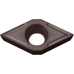 DCGT 325013 MF PR1225, 0.002″ Corner Radius, 5/32″ Thick, 3/8″ Inscribed Circle, MEGACOAT, Diamond, Turning Indexable Insert - Exact Tooling