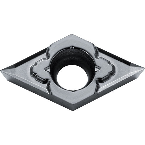 DCGT 32502 CK KW10, 0.004″ Corner Radius, 5/32″ Thick, 3/8″ Inscribed Circle, WC/Co, 55 Degree Diamond, Turning Indexable Insert
