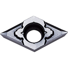 DCGT 32505 MP-CK PR1225, 0.0079″ Corner Radius, 5/32″ Thick, 3/8″ Inscribed Circle, MEGACOAT, Diamond, Turning Indexable Insert - Exact Tooling