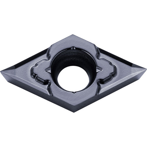DCGT 32505 CK PR1725, 0.008″ Corner Radius, 5/32″ Thick, 3/8″ Inscribed Circle, MEGACOAT NANO PLUS, 55 Degree Diamond, Turning Indexable Insert