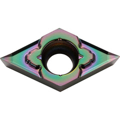 DCGT 32502 CK PDL010, 0.004″ Corner Radius, 5/32″ Thick, 3/8″ Inscribed Circle, C, 55 Degree Diamond, Turning Indexable Insert