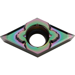 DCGT 32505 MP-CK PDL025, 0.0079″ Corner Radius, 5/32″ Thick, 3/8″ Inscribed Circle, C, Diamond, Turning Indexable Insert - Exact Tooling