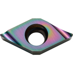 DCGT 3252 A3 PDL010, 1/32″ Corner Radius, 5/32″ Thick, 3/8″ Inscribed Circle, C, 55 Degree Diamond, Turning Indexable Insert