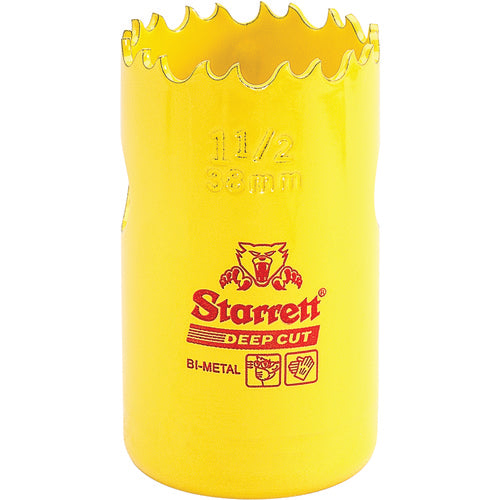‎1-1/2″ HSS Deep Cut Hole Saw - Starrett - Exact Tooling