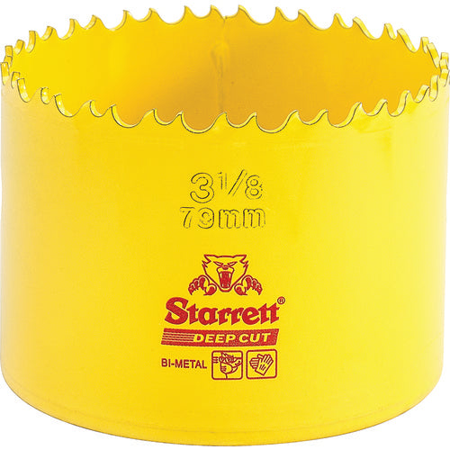 ‎3-1/8″ HSS Deep Cut Hole Saw - Starrett - Exact Tooling