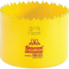 ‎3-1/8″ HSS Deep Cut Hole Saw - Starrett - Exact Tooling
