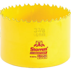 ‎3-3/8″ HSS Deep Cut Hole Saw - Starrett - Exact Tooling