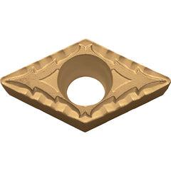 DCMT 3253 CQ CA5525, 3/64″ Corner Radius, 5/32″ Thick, 3/8″ Inscribed Circle, TiCnulll2O3/TiN, Diamond, Turning Indexable Insert - Exact Tooling