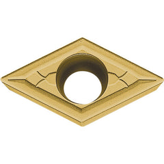 DCMT 3252 GK CCX, 1/32″ Corner Radius, 5/32″ Thick, 3/8″ Inscribed Circle,  TiCl2O3/Tin, 55 Degree Diamond, Turning Indexable Insert