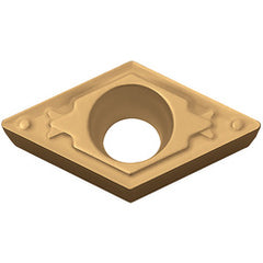 DCMT 3251 HQ PR1425, 1/64″ Corner Radius, 5/32″ Thick, 3/8″ Inscribed Circle, MEGACOAT NANO, Diamond, Turning Indexable Insert - Exact Tooling