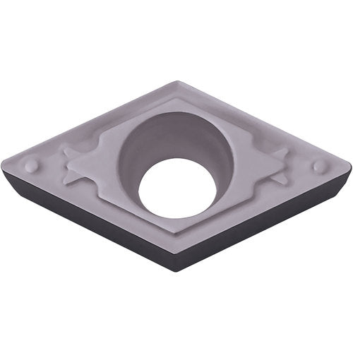 DCMT 2152 HQ PR1725, 1/32″ Corner Radius, 3/32″ Thick, 1/4″ Inscribed Circle, MEGACOAT NANO PLUS, 55 Degree Diamond, Turning Indexable Insert
