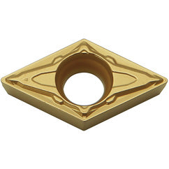 DCMT 3252 PP PR1225, 1/32″ Corner Radius, 5/32″ Thick, 3/8″ Inscribed Circle, MEGACOAT, Diamond, Turning Indexable Insert - Exact Tooling