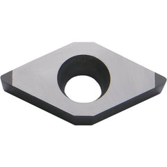 DCMW 3251 ME KBN475, 1/64″ Corner Radius, 5/32″ Thick, 3/8″ Inscribed Circle, Diamond, Turning Indexable Insert - Exact Tooling