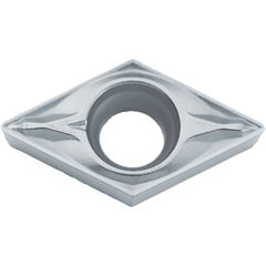 DCMX 2151 WP CA525, 1/64″ Corner Radius, 3/32″ Thick, 1/4″ Inscribed Circle, TiCnulll2O3/TiN, Diamond, Turning Indexable Insert - Exact Tooling