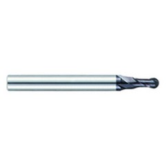 .035" Dia. - 1-1/2" OAL - AlTiN CBD-Ball Nose HP End Mill-2 FL - Exact Tooling