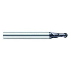 .040" Dia. - 1-1/2" OAL - AlTiN CBD-Ball Nose HP End Mill-2 FL - Exact Tooling