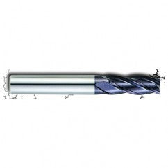 5/16" Dia. - 1" LOC - 2-3/4" OAL - .020 Radius 4 FL Carbide S/E HP End Mill-AlTiN - Exact Tooling