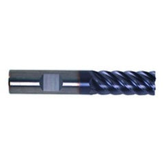 1/4" Dia. - 3/4" LOC - 2-1/2" OAL - 6 FL Carbide S/E HP End Mill-TiAlN-x - Exact Tooling