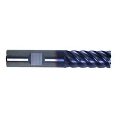 5/8" Dia. - 1-5/8" LOC - 3-1/2" OAL - 6 FL Carbide S/E HP End Mill-TiAlN-x - Exact Tooling