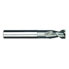 1/2" Dia. - 5/8" LOC - 4" OAL - 2 FL Carbide S/E HP End Mill-Uncoated - Exact Tooling