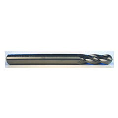 7/16" Dia. - 6" OAL - CBD - Ball End SE EM - 4 FL - Exact Tooling