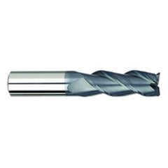 3/16" Dia. - 9/16 LOC - 2" OAL - 3 FL Carbide S/E HP End Mill-AlTiN - Exact Tooling