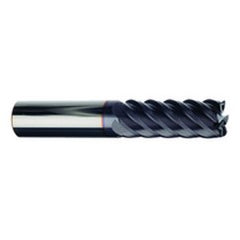 1/2" Dia. - 1-1/4" LOC - 3" OAL - 6 FL Carbide S/E HP End Mill-TiAlN-x - Exact Tooling