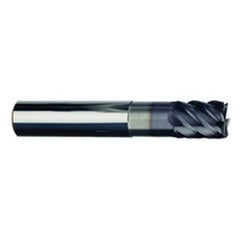 3/4" Dia. - 1" LOC - 4" OAL - 6 FL Carbide S/E HP End Mill-TiAlN-x - Exact Tooling