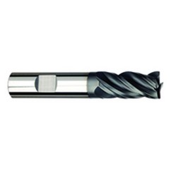 5/8" Dia. - 1-1/4" LOC - 3-1/2" OAL - 4 FL Carbide S/E HP End Mill-AlTiNx - Exact Tooling