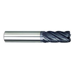 3/4" Dia. - 1-1/2" LOC - 4" OAL - 5 FL Carbide S/E HP End Mill-AlTiNX - Exact Tooling