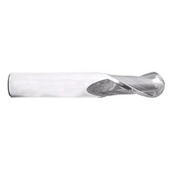 7/8" Dia. - 4" OAL - Ball Nose SE AlTiN Carbide End Mill - 4 FL - Exact Tooling