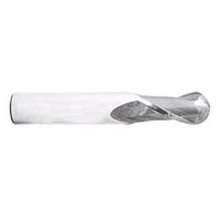 7/8" Dia. - 4" OAL - Ball Nose SE AlTiN Carbide End Mill - 4 FL - Exact Tooling