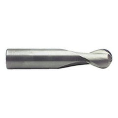 20mm Dia. - 100mm OAL - TiN CBD - Ball End SE EM - 2 FL - Exact Tooling