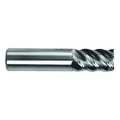 9/16" Dia. - 3-1/2" OAL - AlTiN - CBD - 60° Helix HP End Mill - 3 FL - Exact Tooling