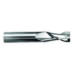 5/8 Dia. - 1-1/4" LOC - 3-1/2" OAL - .020 Radius 2 FL Carbide S/E HP End Mill-TiN - Exact Tooling