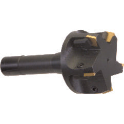 3'' Cutting Dia. x 1-1/4'' SH - Holds 5 Insert(s) - Positive Rake Indexable End Mill - Exact Tooling