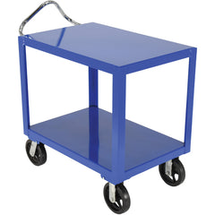 Ergo Handle Cart Rubber Casters 24 × 36 - Exact Tooling