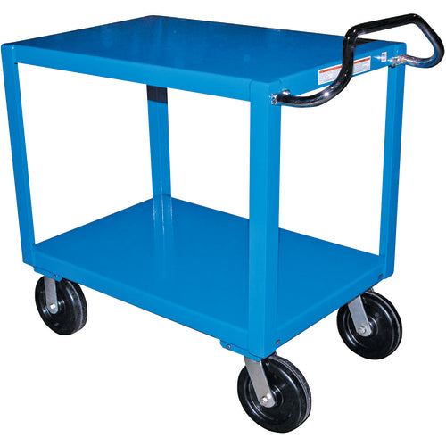 Heavy Duty Ergo Handle Cart 2Shelf 24 × 36 - Exact Tooling