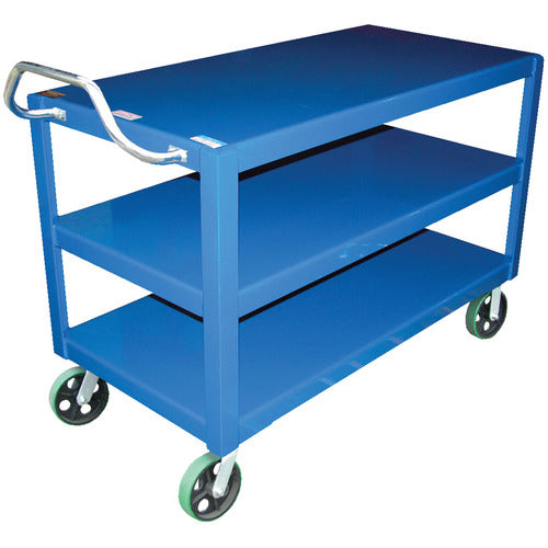 Heavy Duty Ergo Handle Cart 3Shelf 24 × 48 - Exact Tooling