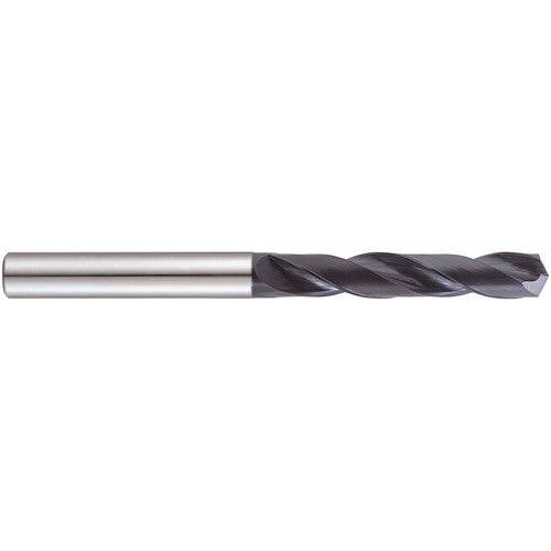 19.9 mm Dia. × 20 mm Shank × 79 mm Flute Length × 131 mm OAL, 3xD, 140°, TiAlN, 2 Flute, External Coolant, Straight Solid Carbide Drill - Exact Tooling