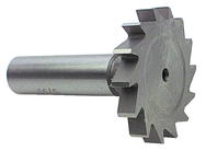 1-1/8" Dia. - HSS - Woodruff Slotting Shank Type Cutter - Exact Tooling