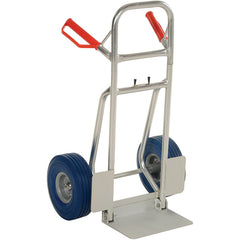Fold-Down Aluminum Hand Truck-Blue Ureth - Exact Tooling