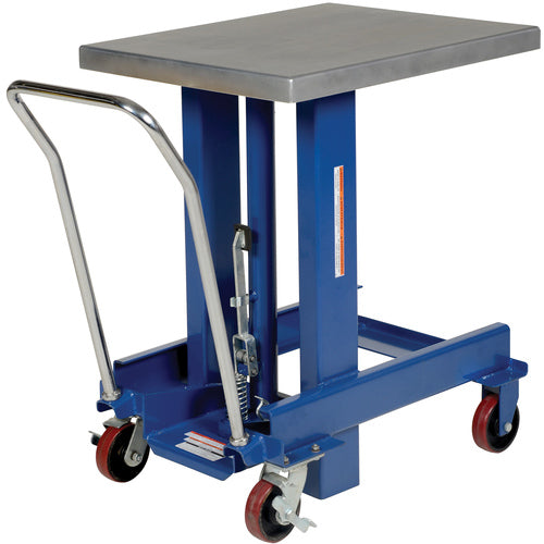 Ergo Manual Chrome Platform Table 61″ - Exact Tooling