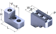 KW15B-1RJ 1.5mm Serrated Hard Jaw 1-Step - Exact Tooling