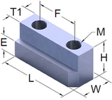 KW12BJN Jaw Nut For 1.5mm Serrated Hard Jaw - Exact Tooling