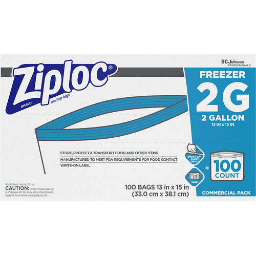 Ziploc Brand Freezer Bags 2 Gallon 682254] (10019800707610) - Exact Tooling